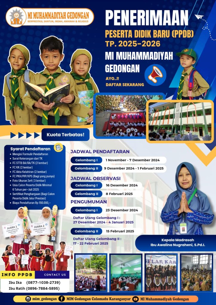 PENDAFTARAN PPDB TAHUN PELAJARAN 2025/2026